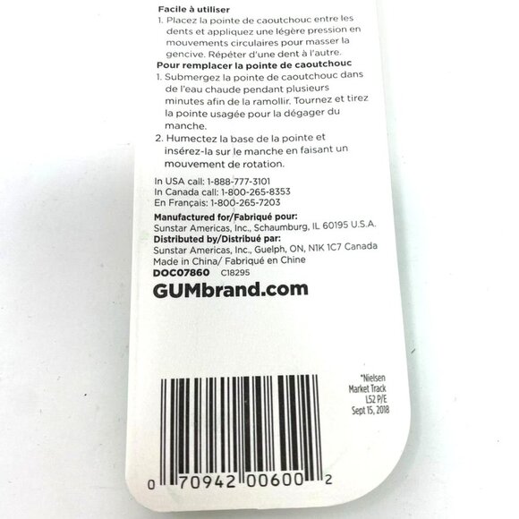 Sunstar GUM Stimulator Oral Gum Health Oral Hygiene Dental - Picture 7 of 7